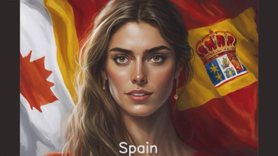 Yapay zekaya "Ülkeler güzel kadınlar olsaydı nasıl görünürlerdi?" diye sordular; işte sonuç! 69